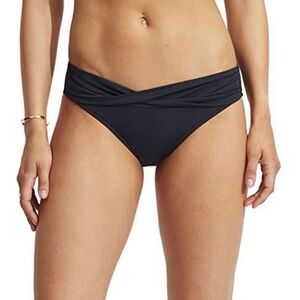 Seafolly Twist Band Hipster Full Coverage Bikini Bottom Swimsuit, NWT
